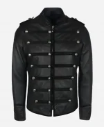 Napoleon Black Leather Jacket
