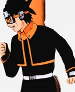 Naruto Kid Obito Uchiha Black Open Jacket