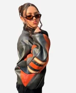 National Football League 2025 Alannah Davidson Chicago Bears Leather Jacket