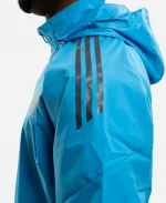 Newcastle United Adidas Players Range All Weather Blue Jacket