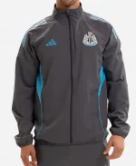 Newcastle United Adidas Players Range All Weather Grey Jacket