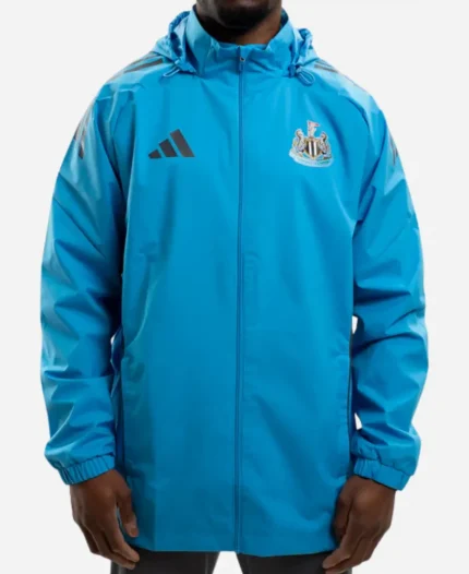 Newcastle United Adidas Players Range All Weather Jacket