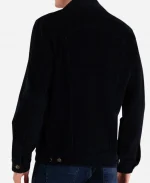 Nick Jonas The Tonight Talk Show Season 13 Suede leather Jacket -Blue