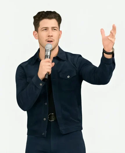 Nick Jonas Tonight Show Blue Jacket