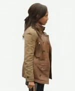 Nicole Beharie Sleepy Hollow Leather Coat