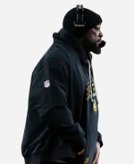 Nike Mike Tomlin 2025 Pittsburgh Steelers Coach Sideline Bomber Jacket