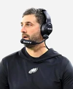 Nike Nick Sirianni Philadelphia Eagles Coach 2025 Black Long Sleeves Hoodie