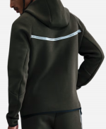 Nike Tech Windrunner Full Zip Hoodie - Dark Green