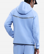 Nike Tech Windrunner Full Zip Hoodie - Sky Blue