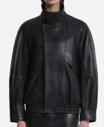 Nour Hammour Ariste Fluid Leather Jacket