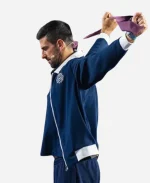 Novak Djokovic F1 Grand Prix Of Qatar 2025 Lacoste Tennis Club Bomber Jacket