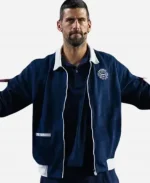 Novak Djokovic F1 Qatar Grand Prix 2025 Jacket -Navy Blue