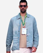 Novak Djokovic F1 Qatar Grand Prix Denim Jacket