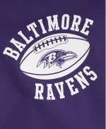 OVO Baltimore Ravens Waffle Lined Hoodie - Purple