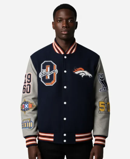 OVO Denver Broncos Varsity Jacket