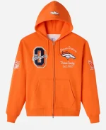 OVO Denver Broncos Waffle Lined Hoodie