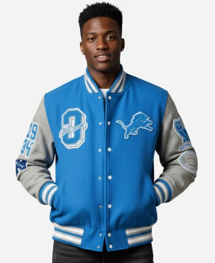 OVO Detroit Lions Varsity Jacket