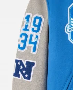 OVO Detroit Lions Varsity Jacket - Blue