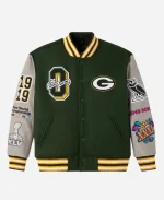 OVO Green Bay Packers Varsity Jacket -Green