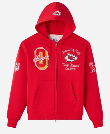 OVO Kansas City Chiefs Waffle Lined Hoodie