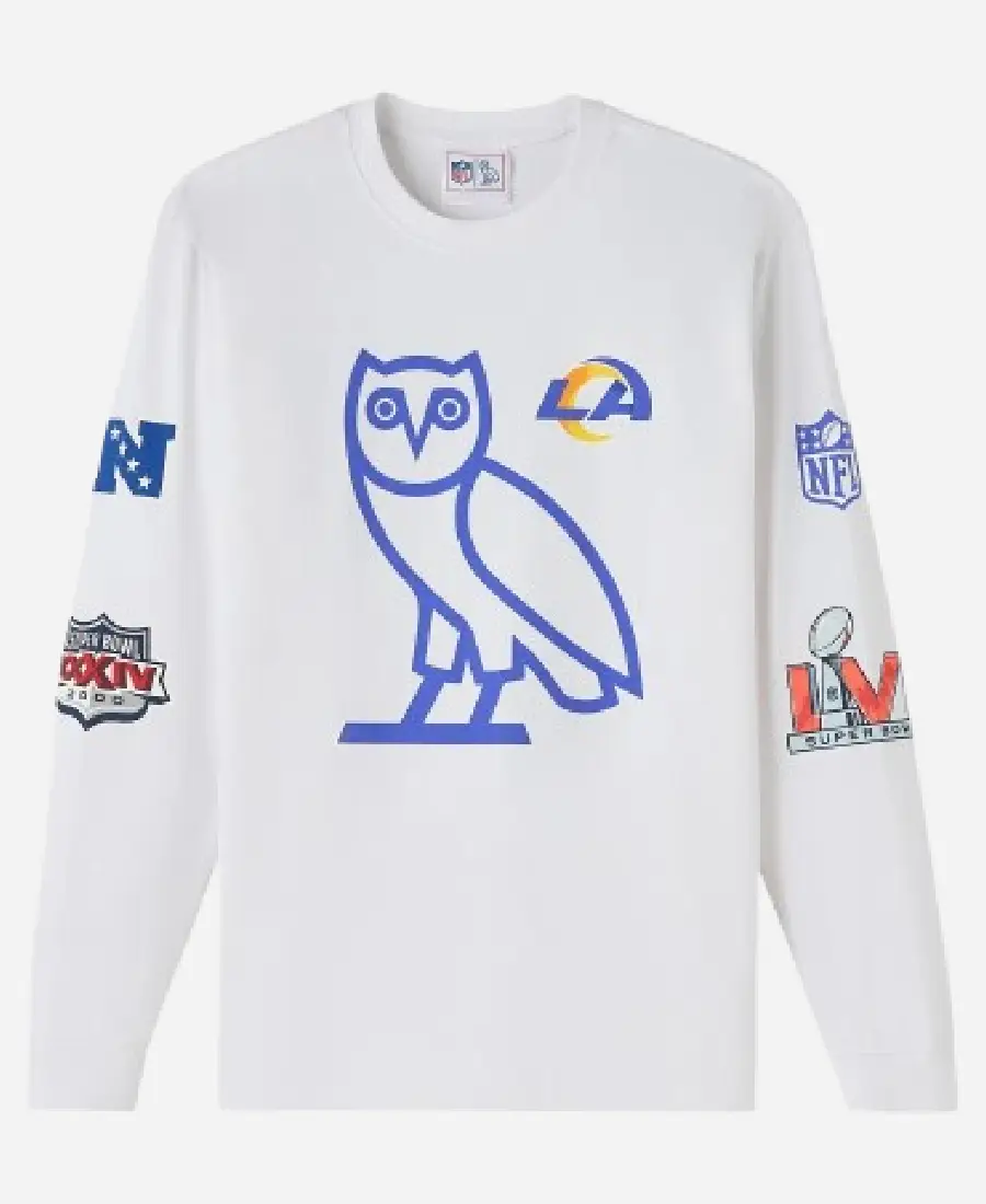 OVO Los Angeles Rams Long-Sleeve T-Shirt OVO Los Angeles Rams Long-Sleeve T-Shirt