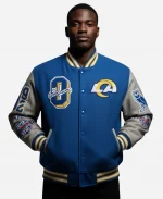 OVO Los Angeles Rams Varsity Jacket