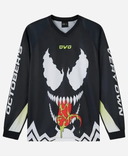 OVO Marvel Venom Snocross Black Jersey