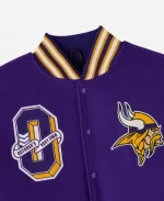 OVO Minnesota Vikings Varsity Jacket - Purple