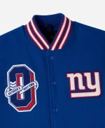 OVO New York Giants Varsity Jacket - Blue