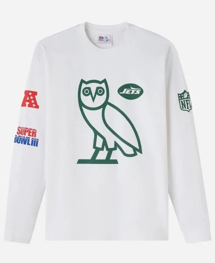 OVO New York Jets Long Sleeve T-Shirt