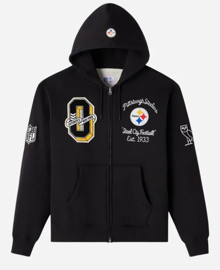 OVO Pittsburgh Steelers Waffle Lined Hoodie