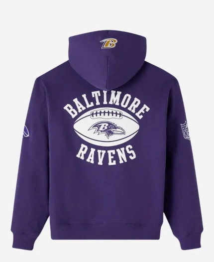 OVO Ravens Waffle Lined Hoodie