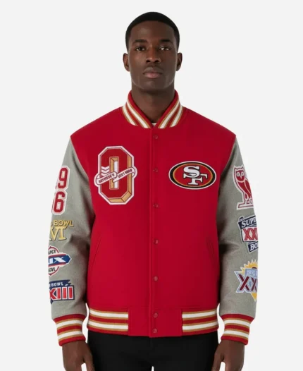 OVO San Francisco 49ers Varsity Jacket