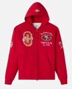 OVO San Francisco 49ers Waffle Lined Hoodie