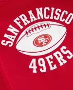 OVO San Francisco 49ers Waffle Lined Hoodie - Red