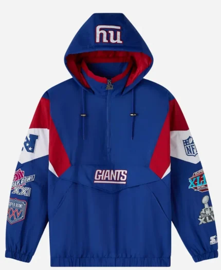 OVO Starter New York Giants Pullover Jacket