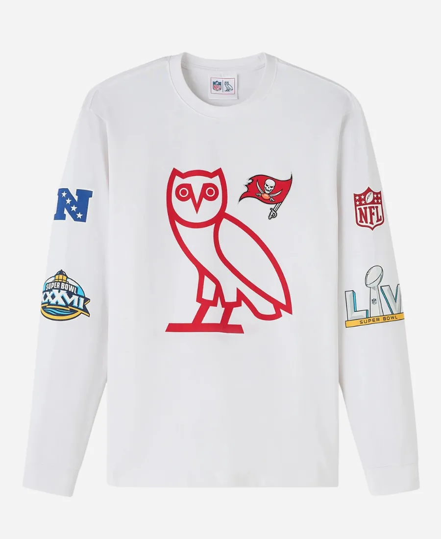 OVO Tampa Bay Buccaneers Long-Sleeve T-Shirt OVO Tampa Bay Buccaneers Long-Sleeve T-Shirt