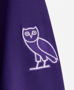 OVO Vikings Waffle Lined Hoodie - Purple
