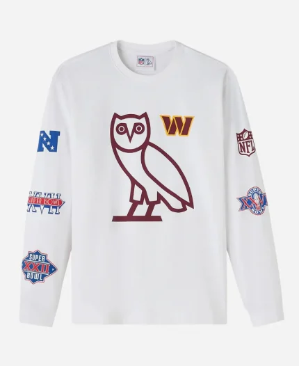 OVO Washington Commanders Long-Sleeve T-Shirt