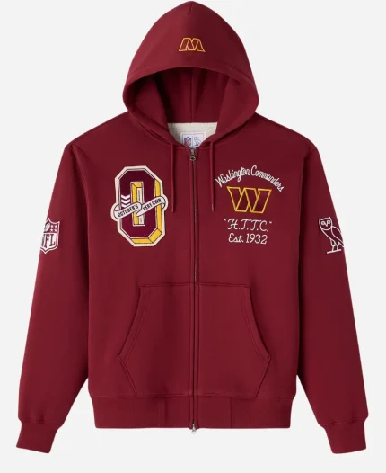 OVO Washington Commanders Waffle Lined Hoodie