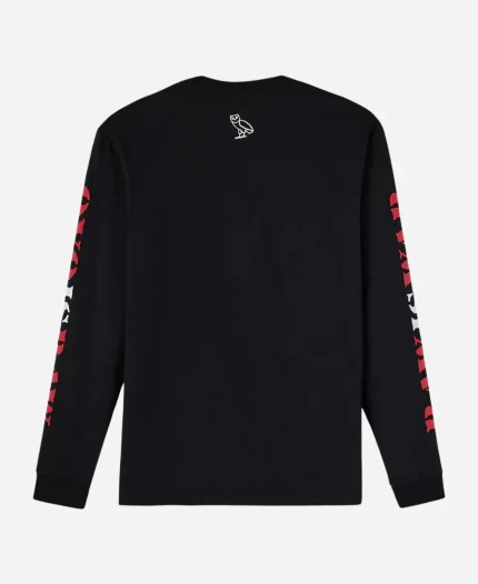 OVO x WWE RAW IS WAR Long Sleeve T-Shirt - Black