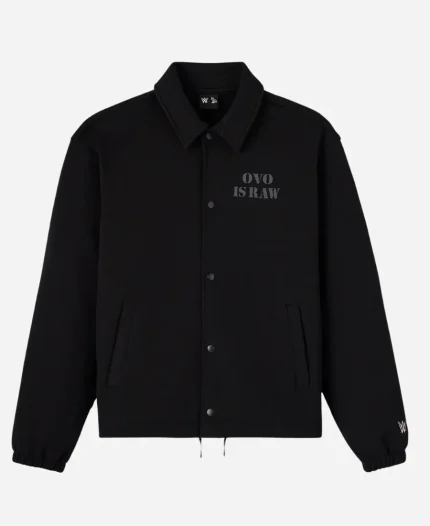 OVO x WWE Raw Is War Coaches Jacket