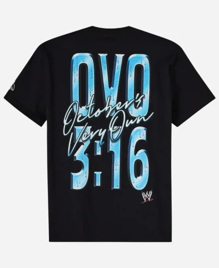 OVO x WWE Stone Cold Steve Austin T-Shirt - Black
