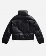 Off Season Bears Faux Black Puffer Jacket