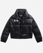 Off Season Chiefs Faux Leather Puffer Jacket