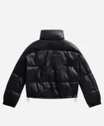 Off Season Detroit Lions Faux Leather Black Puffer Jacket