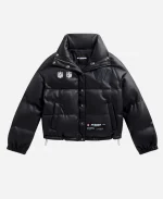 Off Season Washington Commanders Faux Leather Puffer Jacket