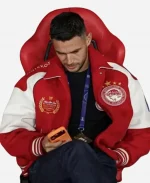 Olympiacos UEFA Champions League 2025 Red Jacket