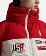 Olympic 2026 Team USA Closing Ceremony Red Jacket