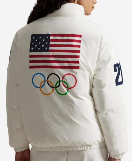 Olympic Team USA 2026 Graphic Down Puffer Jacket
